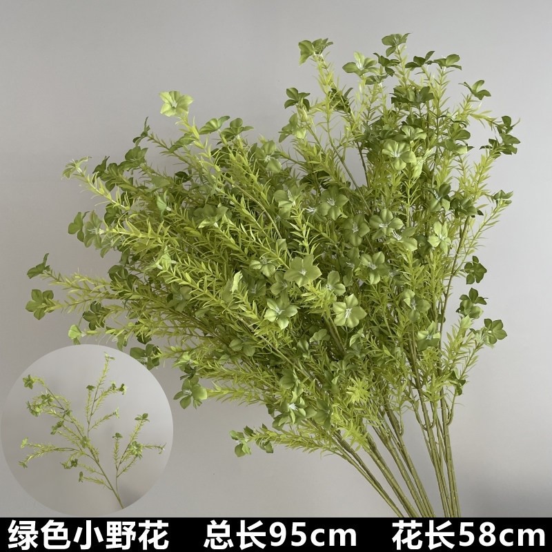 Nueva boda simulación de flores verdes flores de techo flores de boda flores de diseño de flores falsas flores de hojas verdes