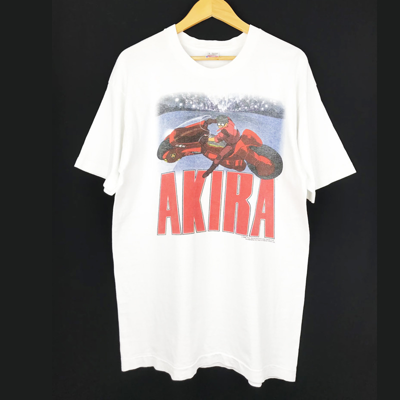 1988年アキーラAKIRAアニメ連名日系レトロ潮牌ヴィンテージ男性綿ゆるいtシャツ