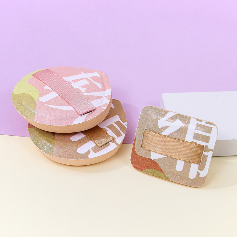 Puff de algodón de azúcar de algodón suave personalizado de fábrica, gran esponja de maquillaje de poliuretano súper suave y grueso, cojín de aire, herramientas de belleza