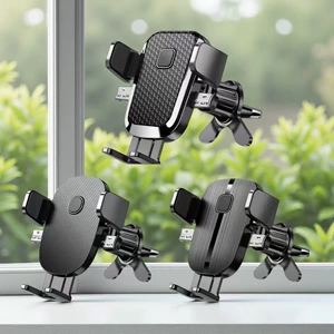 Avtomobil Telefon Tutacağı, Hava Ventili Sabit Braket, Qarmaq Tipi