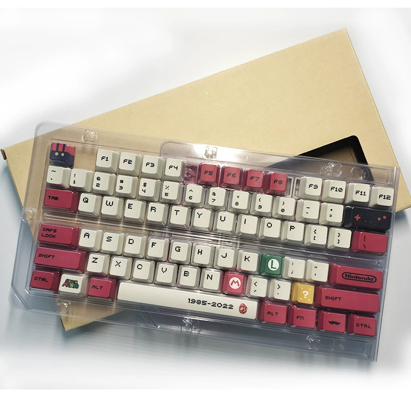 Cross-border горячий маркетинг оригинальная графика, мария Sublimation, PBT персональная клавиша, 133 клавиши, механическая клавиатура, клавиатурная плата