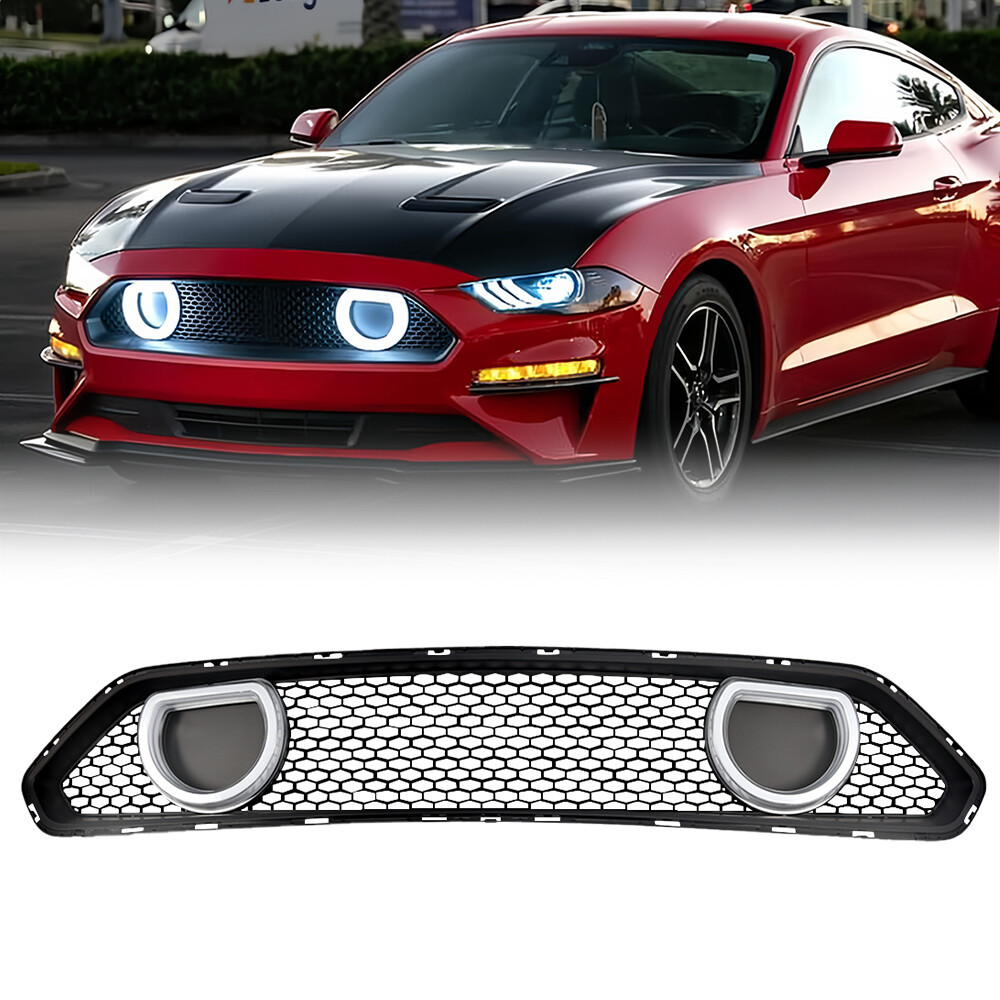 Suitable for 2018-2023 Mustang Grille (Mach1 Style/18-23) Modified Car Cross-Border Factory Wholesale