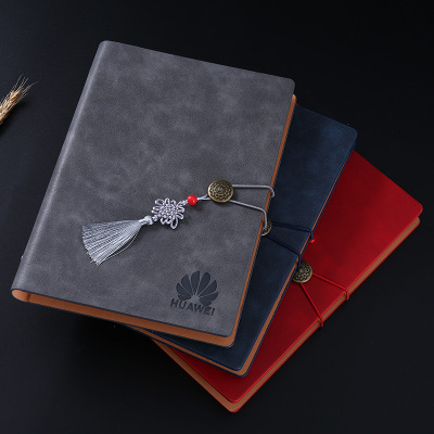 现货批发活页商务笔记本套装定制logo中国风创意礼品记事本手账本|ms