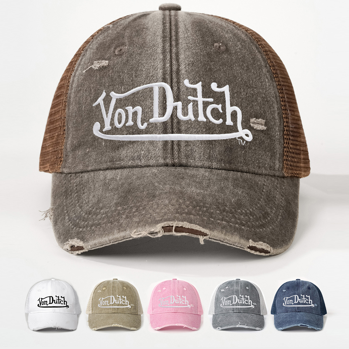 Bonadado Yon holandés agujero gorra de béisbol retro gorra ajustable gorra de pato primavera y verano gorra de protección solar casual de mujer