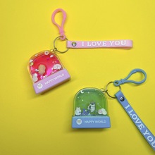 儿童名字印章漂浮卡通公仔光敏印章材料批发