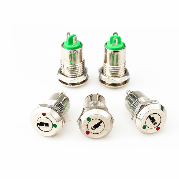 Electronic rotating switch key with key