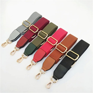 Women's Bag Strap One-Shoulder Crossbody Ladded All-Match Polyester Cotton Belt Bag Modification Accessories Wide Belt Adjustable Replacement