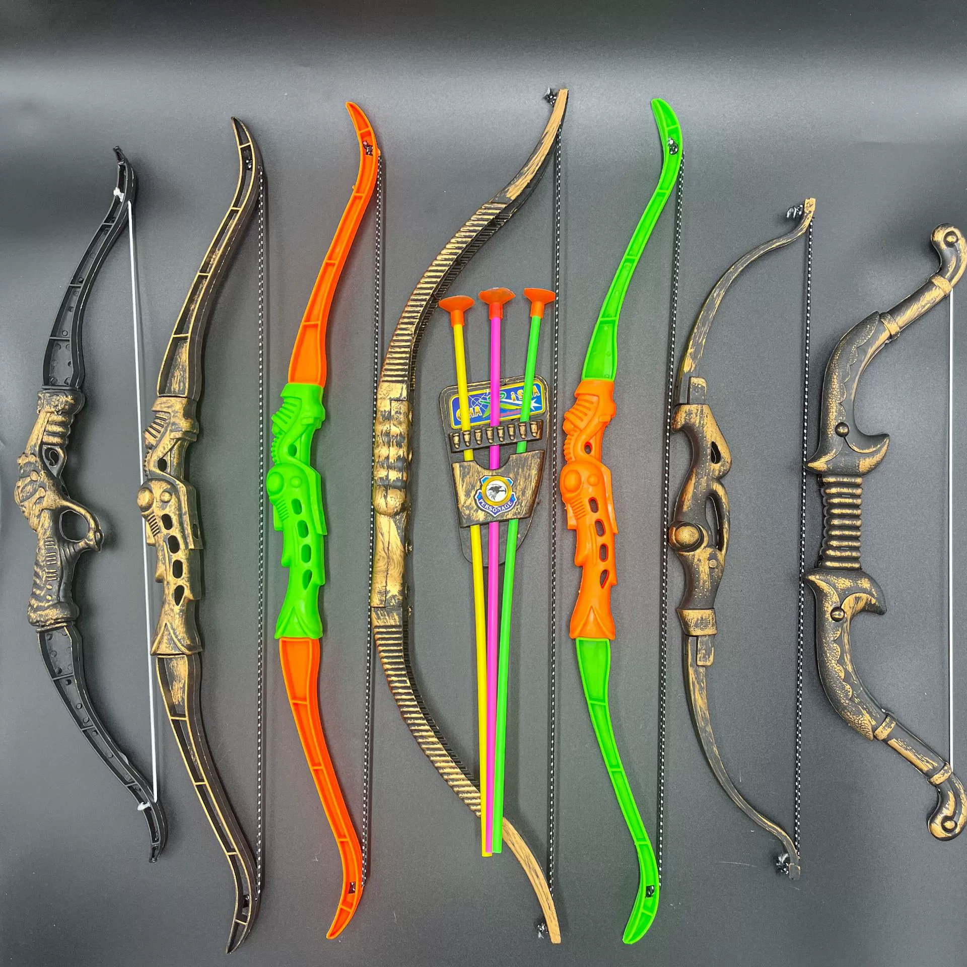 Фабрика спотовая детская пластиковая игрушка лук и стрела оружие игры модель оружия детский сад сценический реквизит лук и стрела