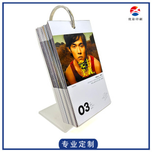 Manufacturer Customized Acrylic Ring-Mounted Desk Calendar Creative Desktop Ornaments Monthly Calendar 365 Days One Tear-Off One-Way Calendar