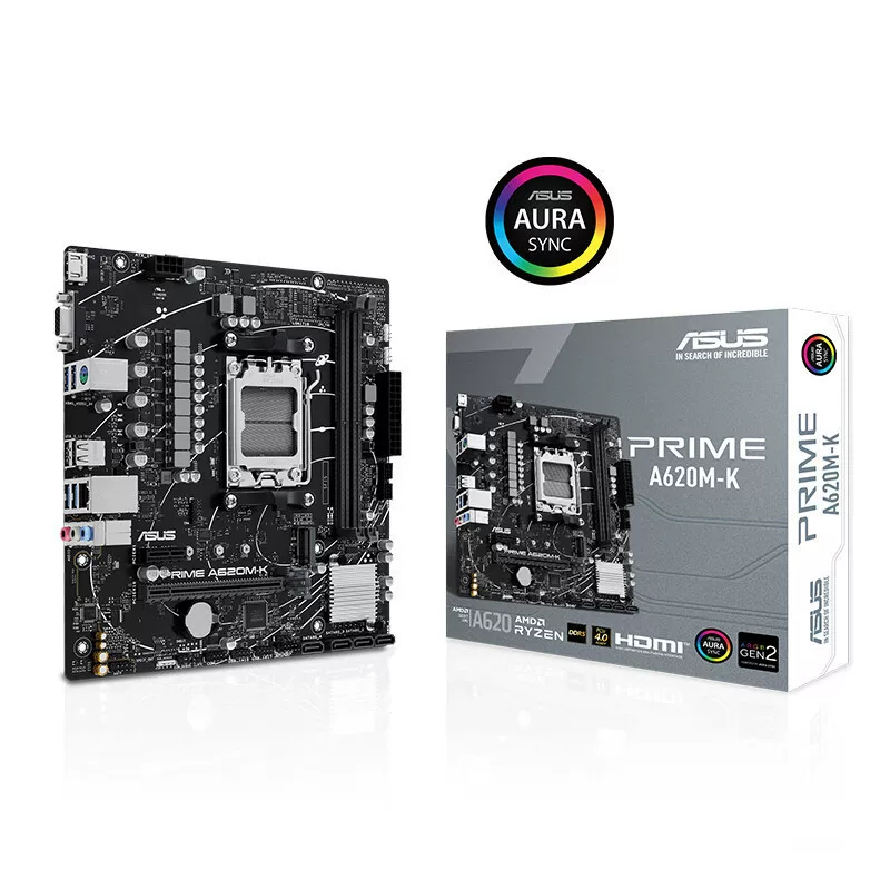 Подходит для Asus PRIME A620M-K, поддерживает DDR5, процессоры 7700X/7600X (для AMD и др.)