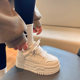 Top layer cowhide ~ genuine leather thick-soled small white shoes women's 2025 spring new all-match height-increasing women's shoes casual sneaker