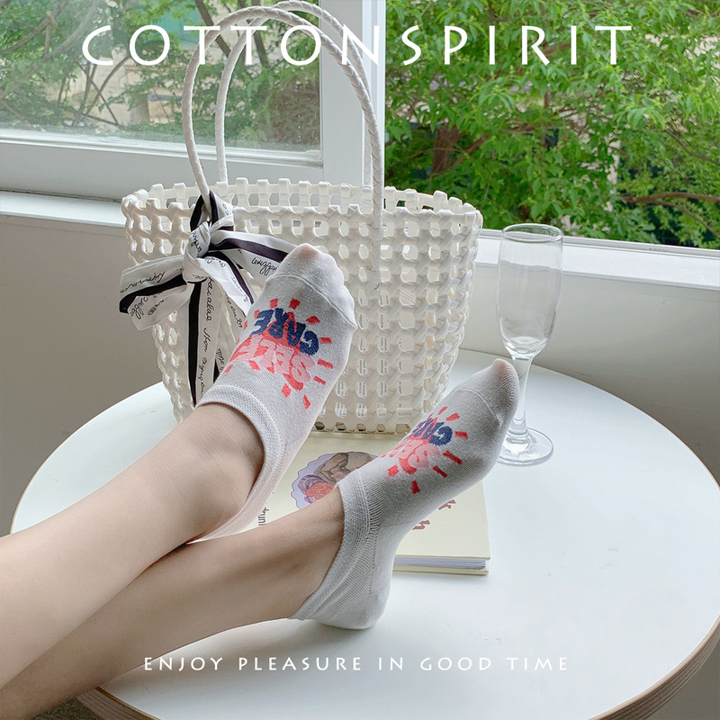 Socks Women's Short Socks Shallow Mouth ins Trendy Korean Style Boat Socks Men's Cartoon Pattern Summer Japanese Style Sports Style Lovers Socks Socks Women's Short Socks Shallow Mouth ins Trendy Korean Style Boat Socks Men's Cartoon Pattern Summer Japanese Style Sports Style Lovers Socks