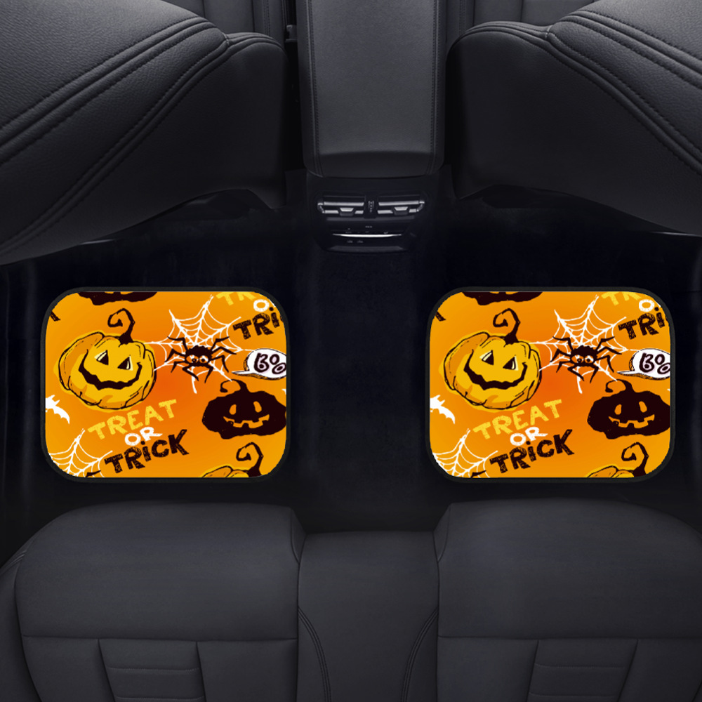 Foreign trade independent website: Custom-printed car floor mats from Europe and America, interior decorative mats for men and women, universal rear car floor mats
