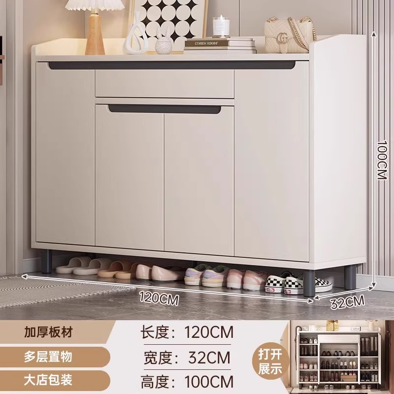 Gabinete de zapatos doméstico, armario de puerta de entrada, armario de puerta de entrada, nuevo armario de almacenamiento de gran capacidad, rack de zapatos de balcón