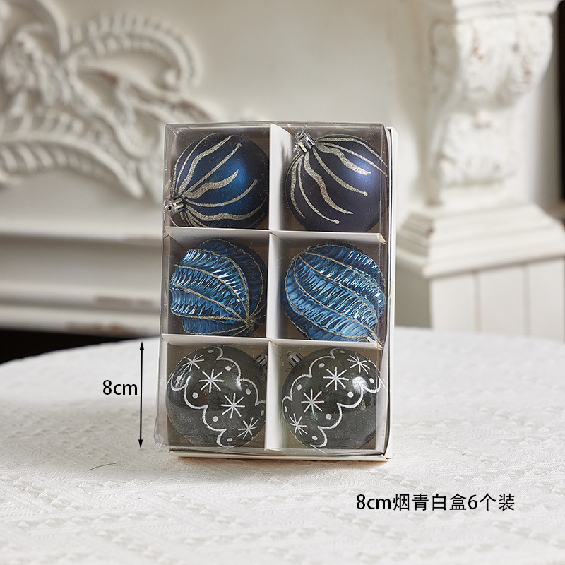 Caja blanca verde ahumada de 8cm 6 piezas