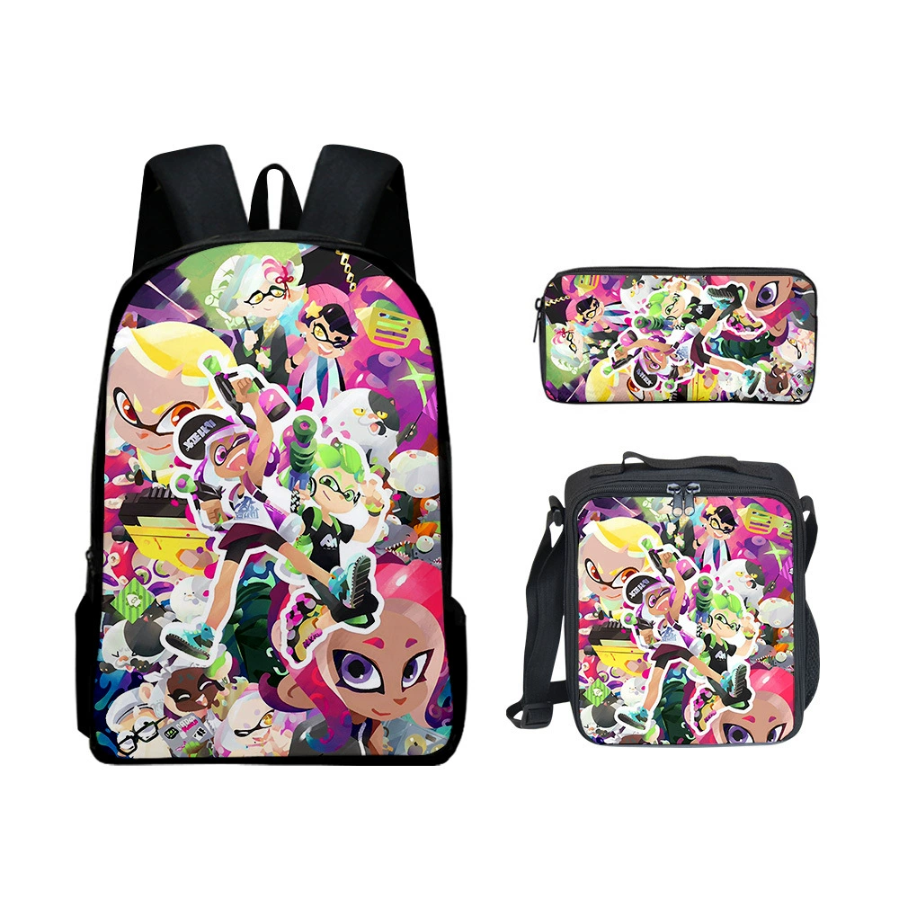(Cross-border trading), set, backpack, children's school bag, pencil case, 2023, new collection, 3 piece set