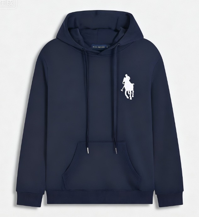 Malaysian label pullover royal blue white label