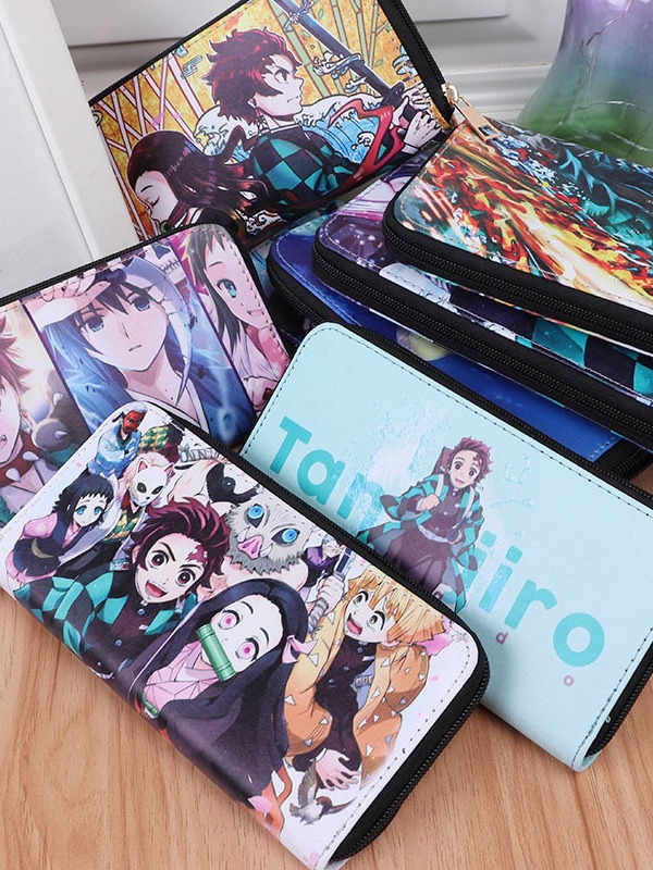 cartoon trend women's wallet with zipper