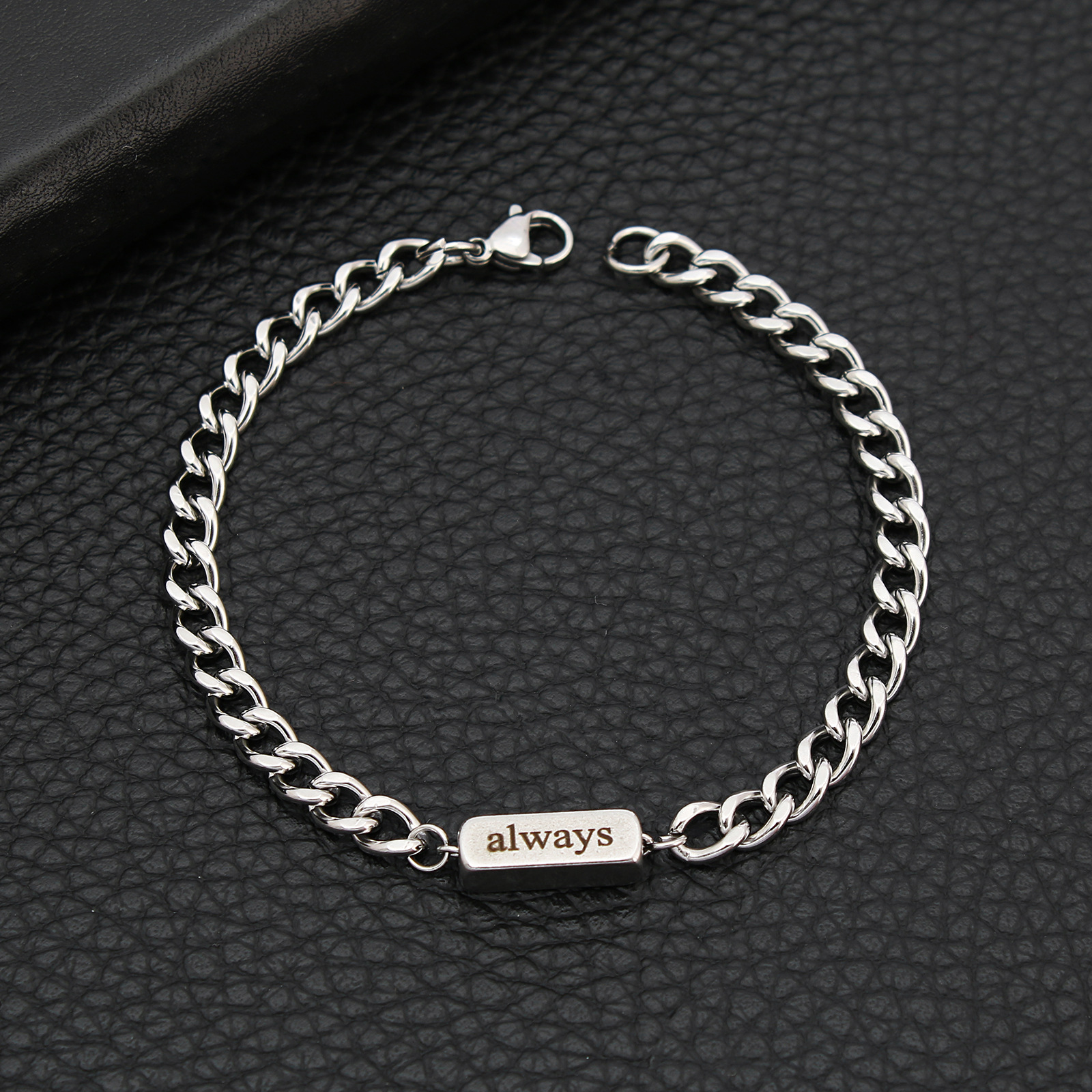 Letter Casual Simple Style 304 Stainless Steel Bracelets In Bulk display picture 16