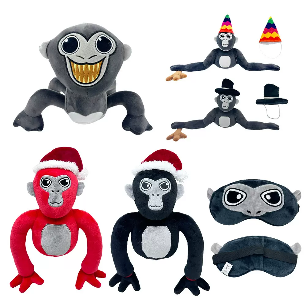 跨境新品Gorilla Tag plush 多色大猩猩游戏周边玩偶公仔