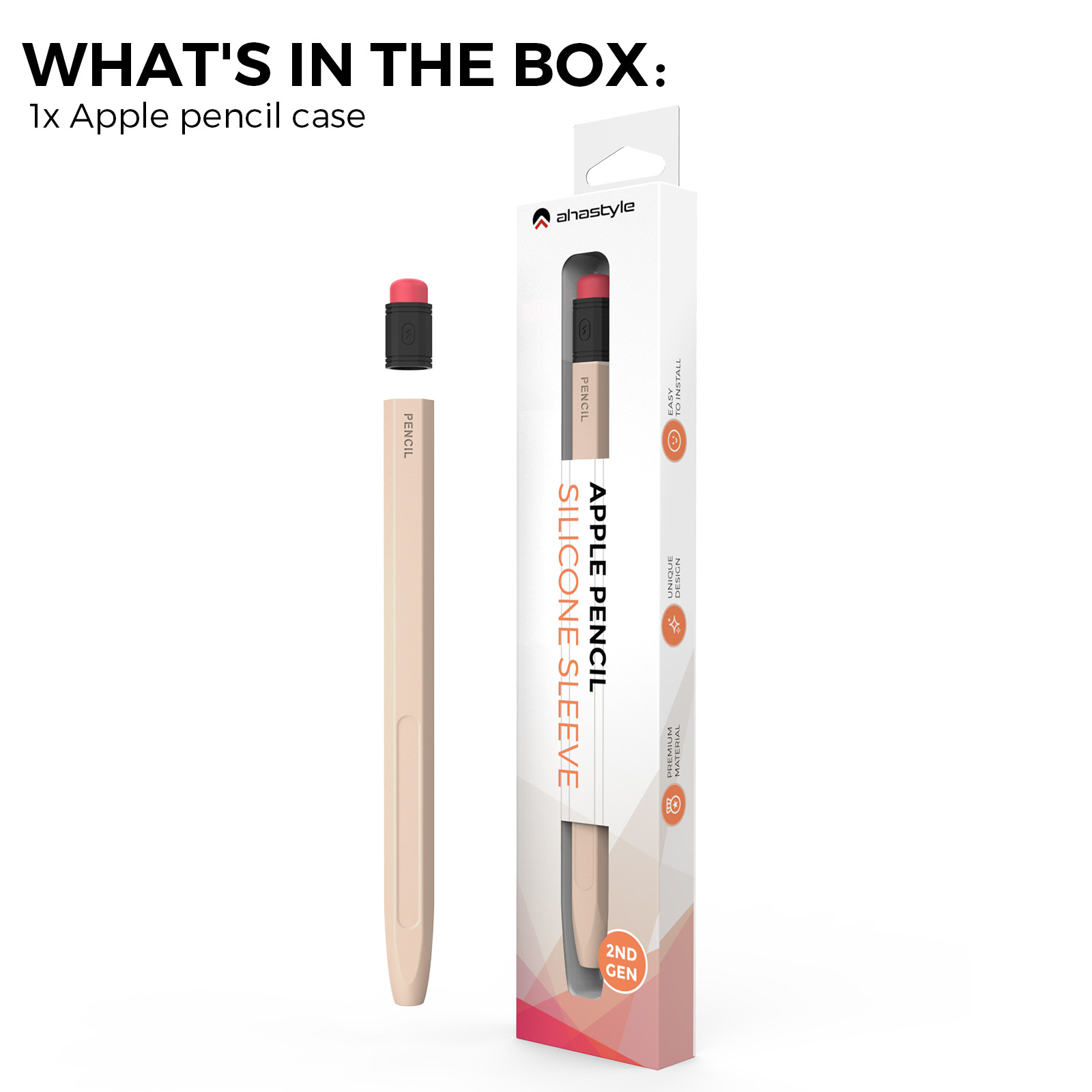 Funda protectora de silicona para bolígrafo Apple Apple Pencil pro y funda antideslizante para lápiz retro de segunda generación