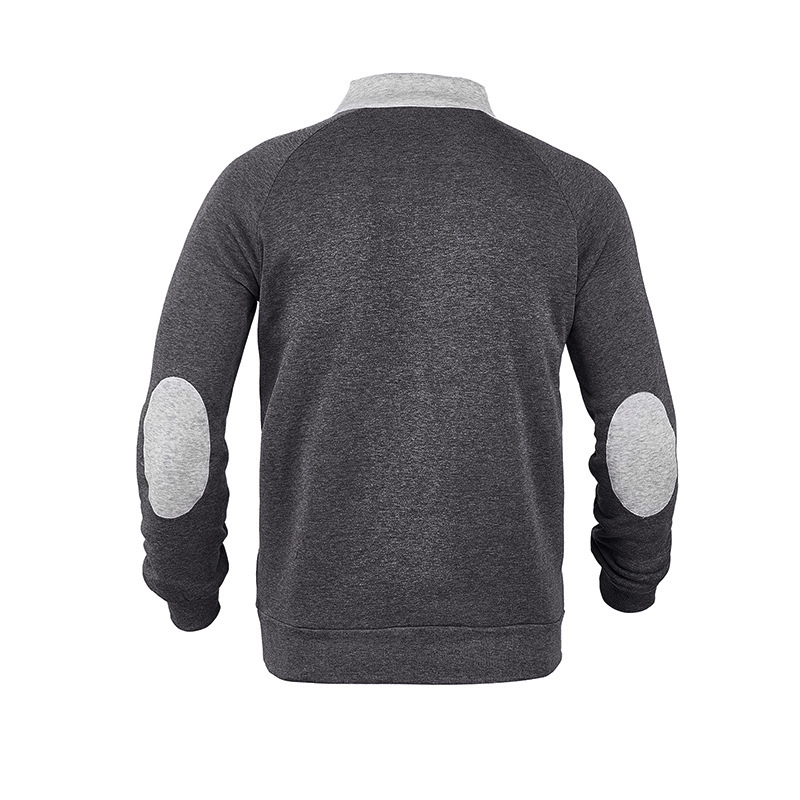 Men's Half Zip Sweatshirt With Stand Collar For Autumn And Winter_voghion.com
