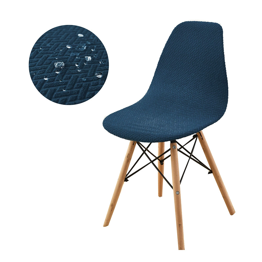 Растяжимый водонепроницаемый чехол для стула Eames shell, вязанный T-образной вязкой, эластичная нескользящая посадка, многоцветный