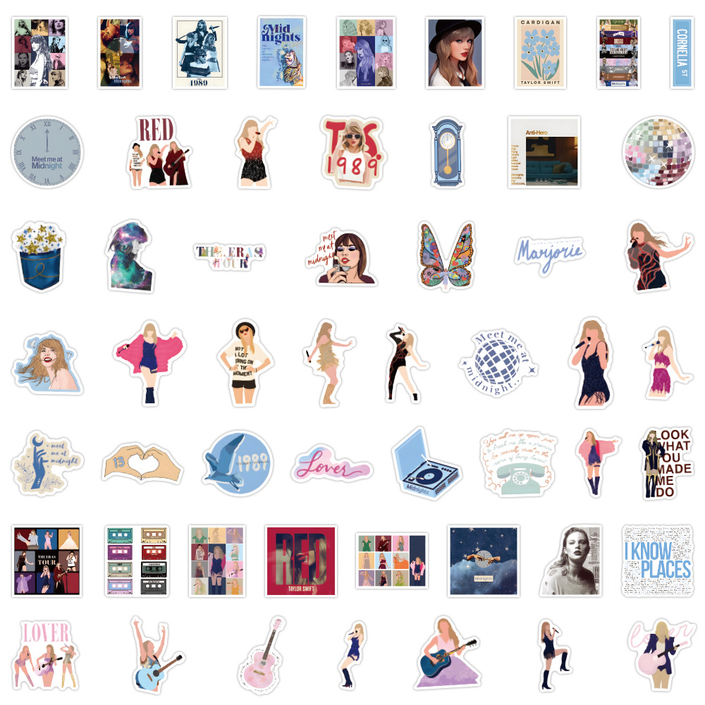 50~100 pieces of Tellerweev graffiti stickers car luggage cup scooter waterproof stickers wholesale