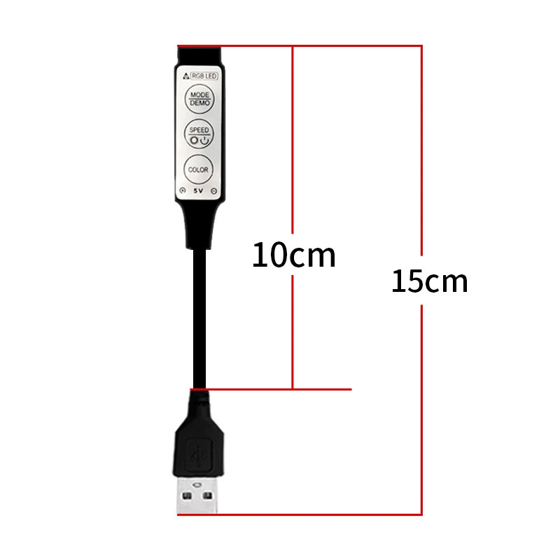 Маленький LED-контроллер для ленты, лампы, 3 клавиши