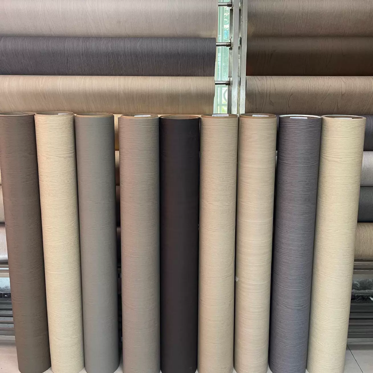 PVC吸塑膜包覆膜木纹膜金属膜钢板膜石纹膜平贴波音软片厂家直销