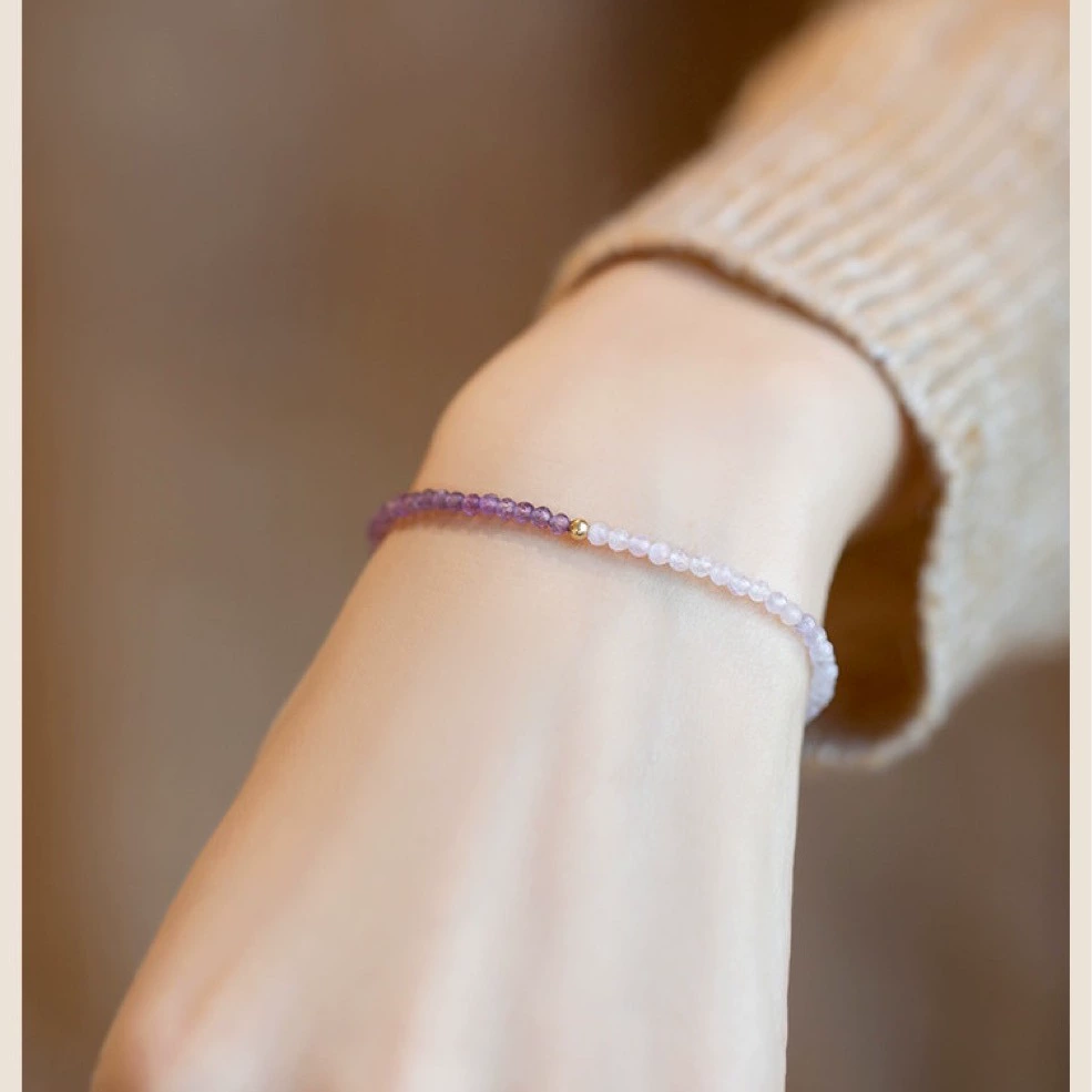 Органический лавандовый ретро кристал bracelets?