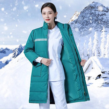 新款120急救棉服急诊科医生工作服冬季医护人员大衣护士棉衣出诊