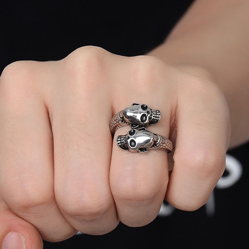 Trendy brand rings, simple wholesale, retro distressed rings, classic and fashionable, couple’s fingertip accessories