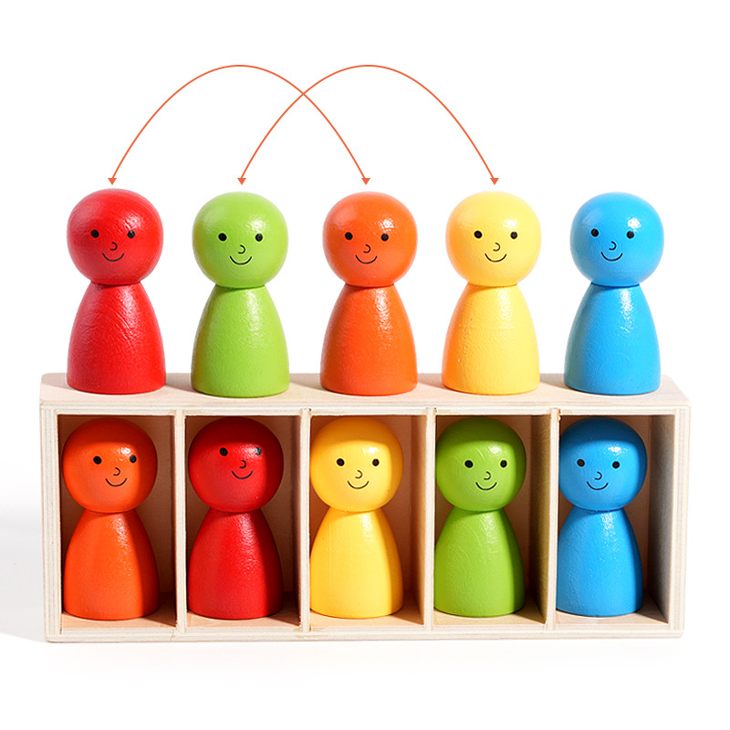 Juguetes transfronterizos CE/CPC Amazon Doll Color Emparejamiento Adivina Color Botella de agua Juego de clasificación Juguetes educativos 3