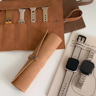 Cross-Border Delivery American Retro Watch Storage Bag Fashionable Travel Men's and Women's Watch Portable Bag Large Capacity Watch Bag
