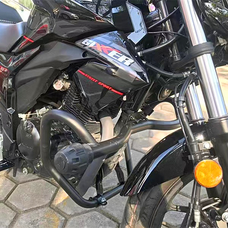 Motorcycle bumper front bumper 125.150 modified surround thickened anti-drop universal competitive anti-drop bumper