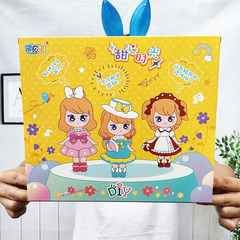 WB037032WC hot selling 3D girl plaster doll white embryo graffiti painted toy training class amusement park