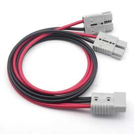 AOM2713 600A 175A安德森电源线 6AWG 1.2M 一拖二插头