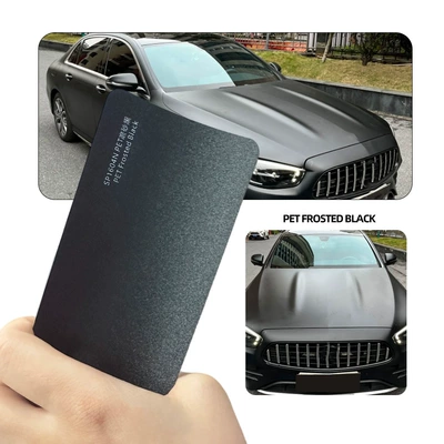 Axxpel Car Pet Color-Changing Film, Full Car-Specific Extended Application Body Protection Film, Matte Black (Auto Color Change Film) - pet-matte-black-152m-165m