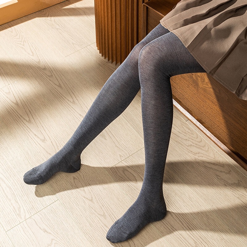 26 Fine-Spun Silk Wool Women's Pantyhose Summer New Breathable Thin Slim-Fit Solid Color Leggings