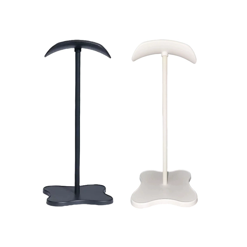 Headphone Stand Holder, Universal Headset Rack, Plastic Storage Stand, Black or White