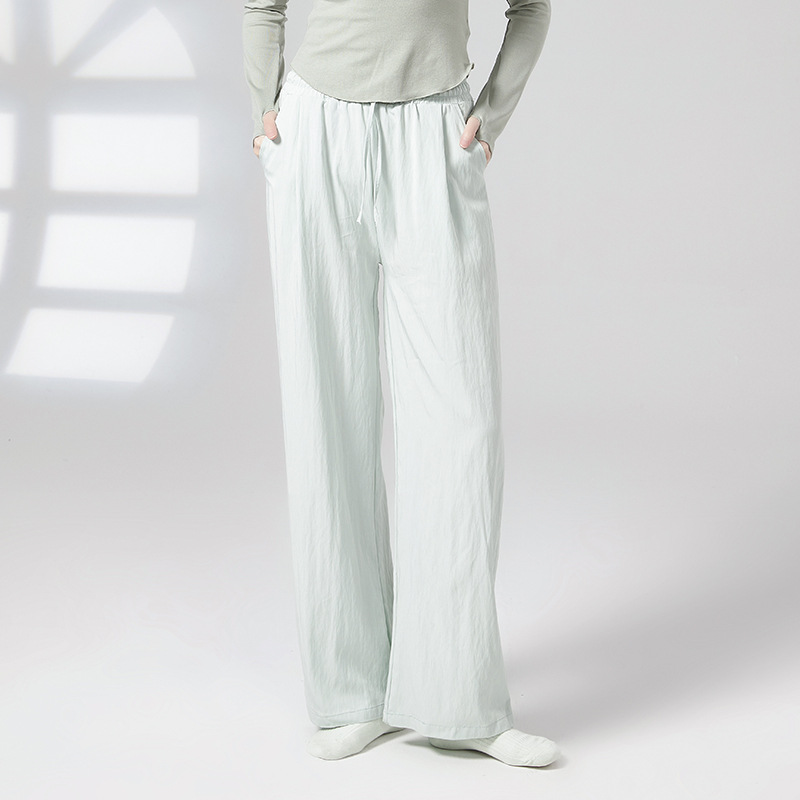Cloud pants modern dance straight dance pants Chinese classical dance elegant wide-leg pants women's spring bodysuit