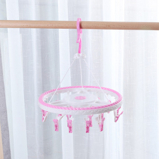 Children's socks rack plastic hanger windproof multifunctional socks clip student drying rack creative underwear clip