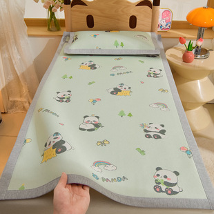 Baby Mat, Children's Kindergarten Bed, Nap Ice Silk Mat, Summer Baby Bed Mat, Air-Conditioned Mat, Machine Washable