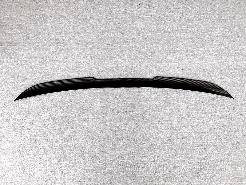 Suitable for 19-24 Audi A7 Rear Wing A7L Modified Racing Version Blade Rear Wing Paste Without Punching Paint Black