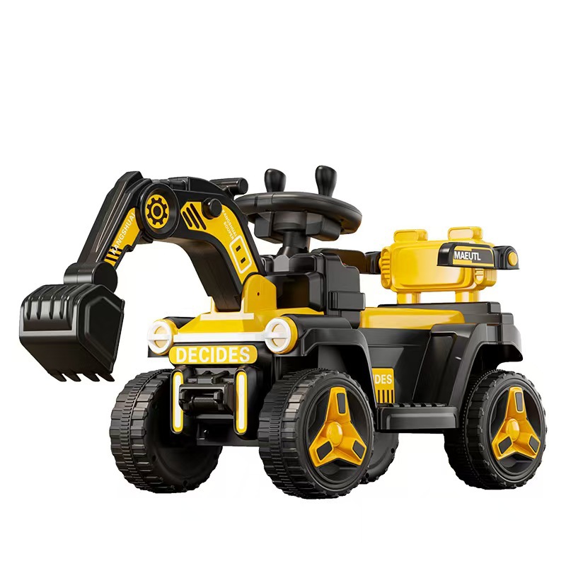 Excavadora de juguete para niños se puede sentar juguete para niños y niñas excavadora eléctrica de control remoto se puede sentar gran vehículo de ingeniería image 6