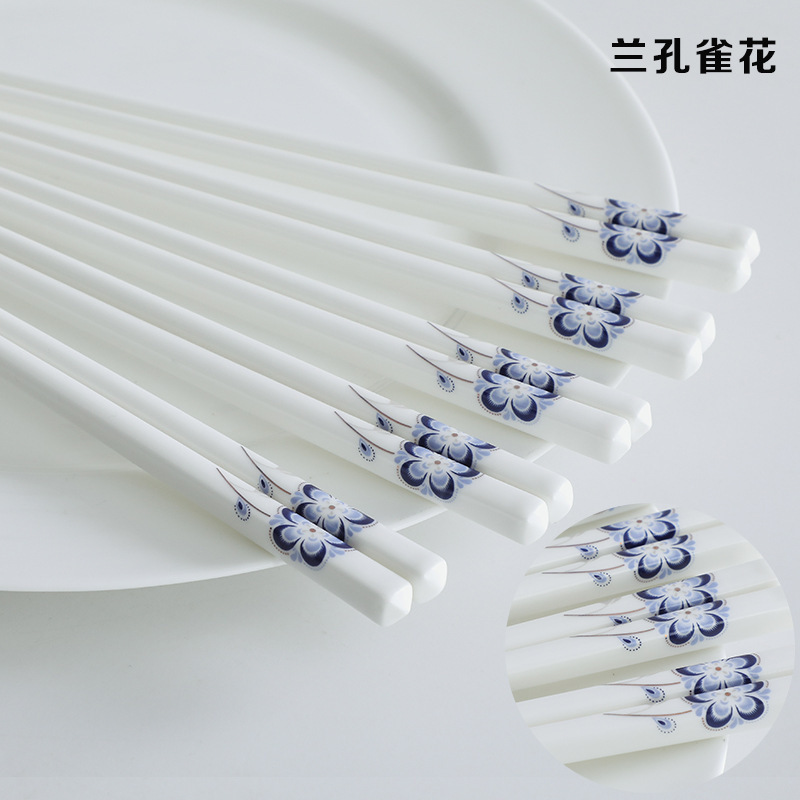 新しいアイデアの陶磁器の箸は滑り止めでカビが生えにくいです。|undefined