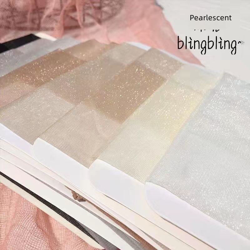 Bright Silk Pearlescent Silk Stockings Women's Anti-hook Silk Summer Thin Pantyhose Light Leg Artifact Sexy Invisible Base Stockings
