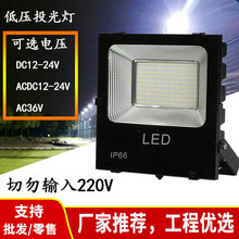 led低压投光灯50W户外防水泛光灯船用灯地摊灯12V/24V直流电瓶灯