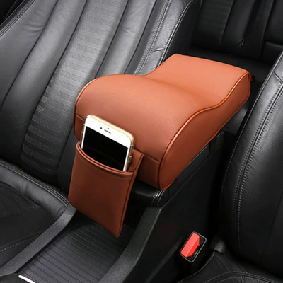 Foam Armrest Pad for Car – Armrest box pad - brown